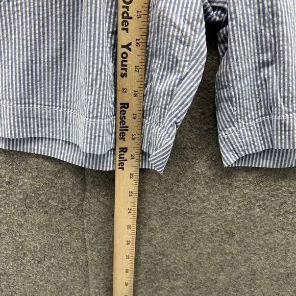 Polo Ralph Lauren Shorts Men 40 Blue Chino Flat Front Stretch Classic Seersucker - Picture 5 of 11